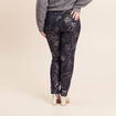 Pantalon magique Le L&eacute;ger enduit bleu femme