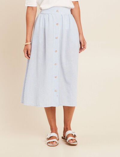 Jupe bleu femme