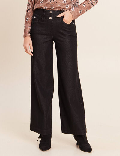 Jean denim noir femme
