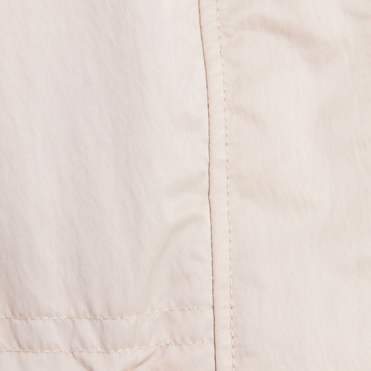 Parka d&eacute;perlante cintr&eacute;e lien &agrave; coulisse sable femme