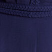 Combinaison large col v manches courtes bleu marine femme