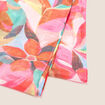 Foulard en voile transparent multicolore femme