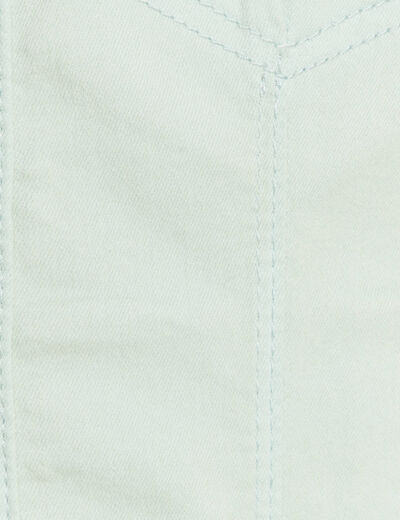 Blouson ajusté boutonné vert clair femme