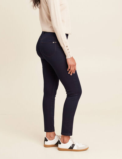Jeans léger taille standard 7/8ème denim brut femme