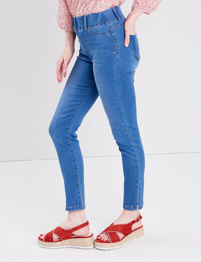 Tregging taille standard denim double stone femme