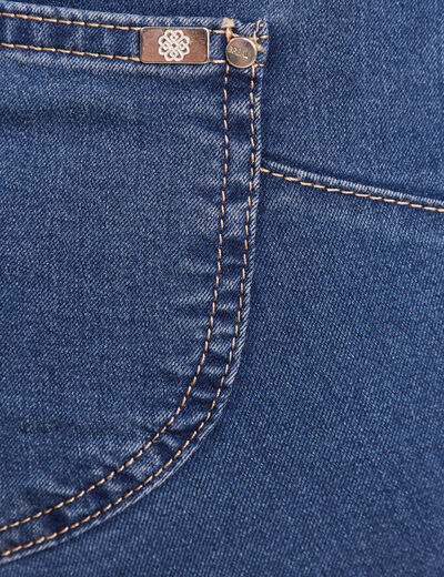 Jeans léger taille standard 7/8ème denim double stone femme