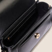 Sac port&eacute; &eacute;paule doubl&eacute; noir femme