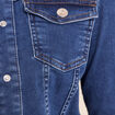 Veste r&eacute;versible cintr&eacute;e en jean bleu femme