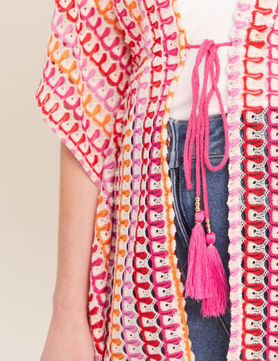 Kimono multicolore femme
