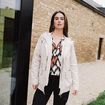 Parka &agrave; capuche sable femme