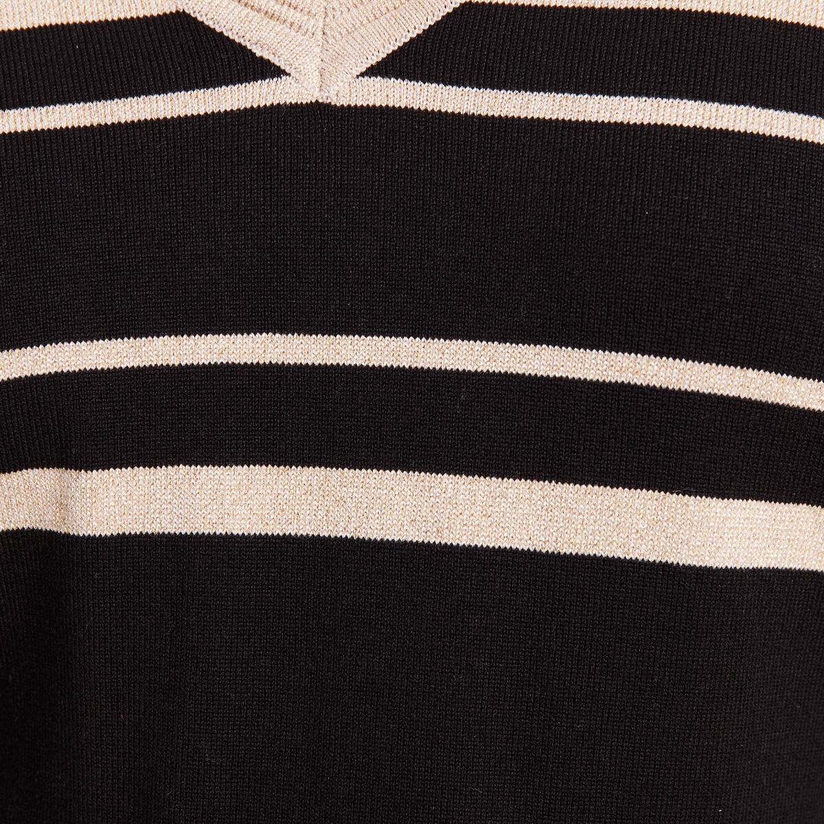 Pull manches longues noir femme