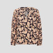 Blouse manches longues noir femme