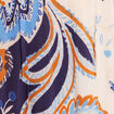 Robe courte &eacute;vas&eacute;e col v manches 3/4 bleu femme