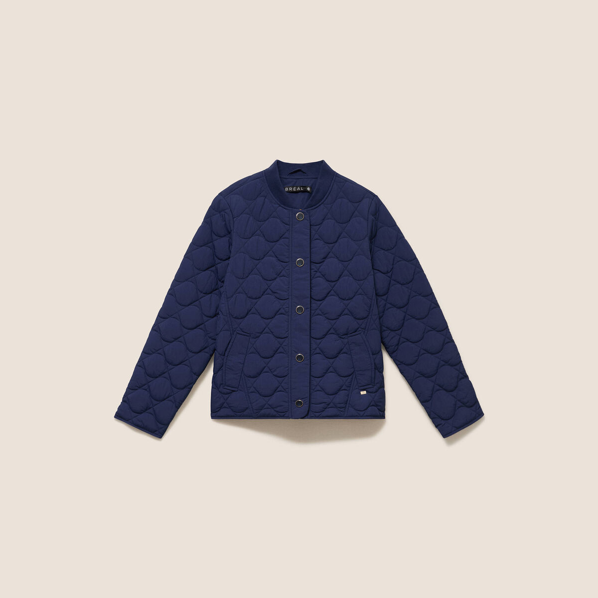 Doudoune l&eacute;g&egrave;re matelass&eacute;e bleu marine femme