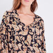 Blouse manches longues noir femme