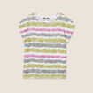 T-shirt manches courtes beige femme