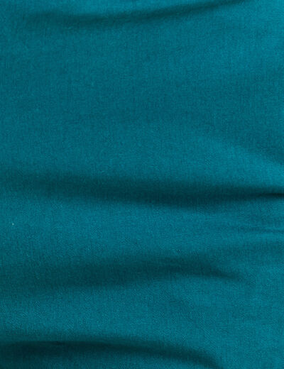 Short ajusté à rabats vert femme