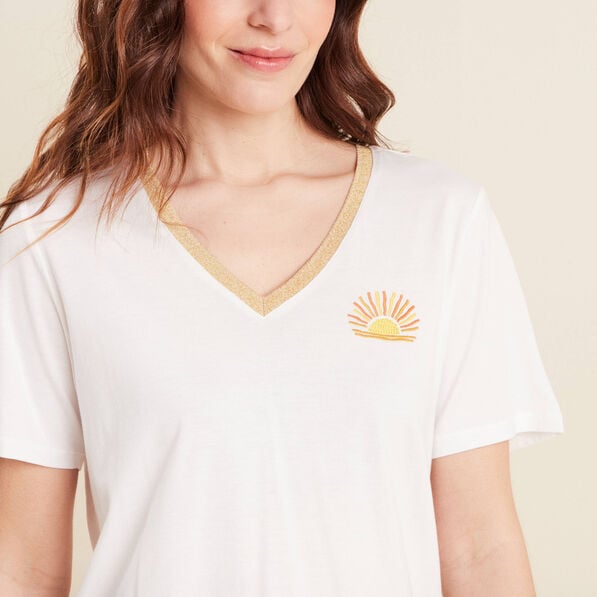 t shirt manches courtes blanc femme T-shirt manches courtes blanc femme