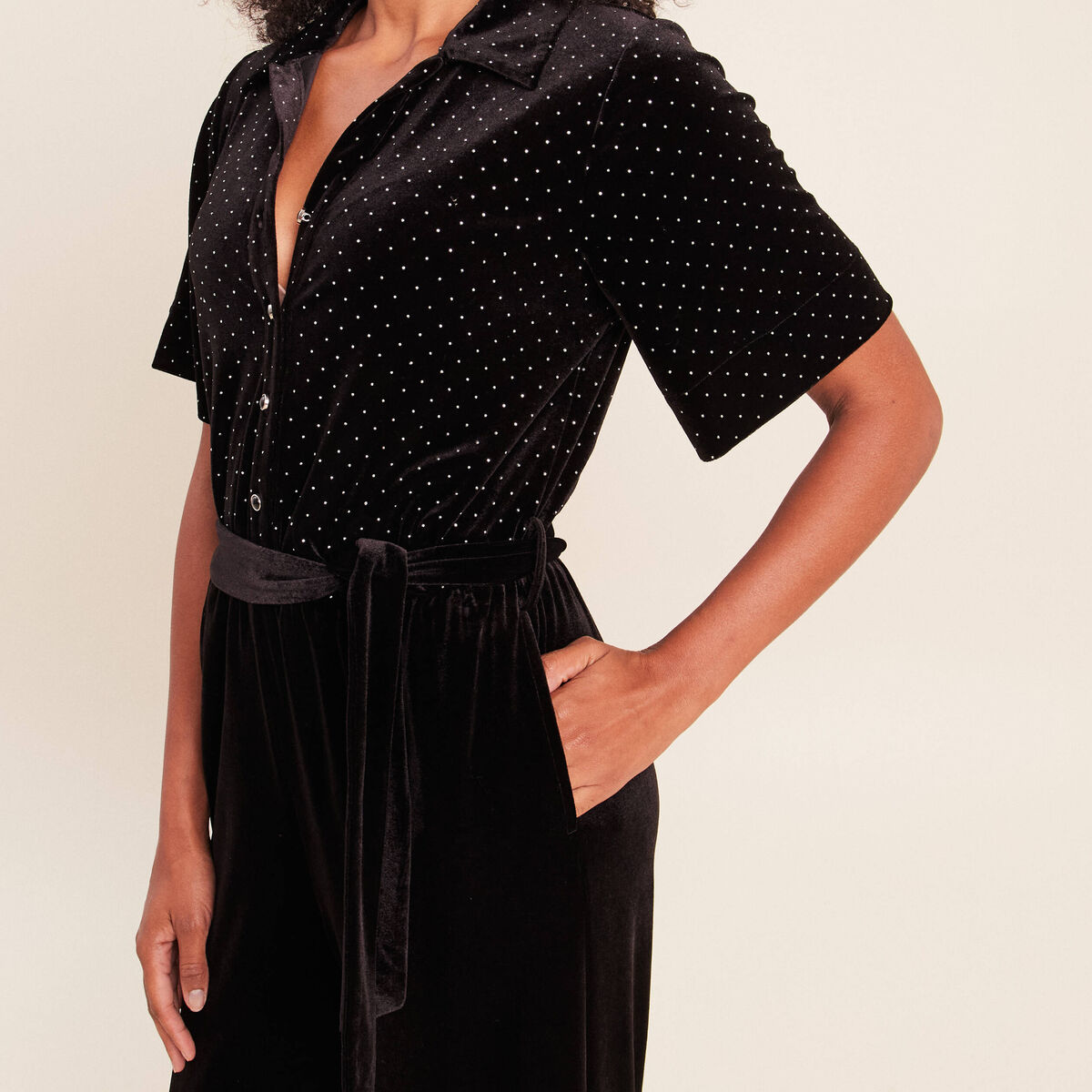 Combinaison noir femme