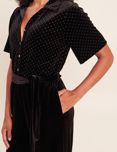 Combinaison noir femme