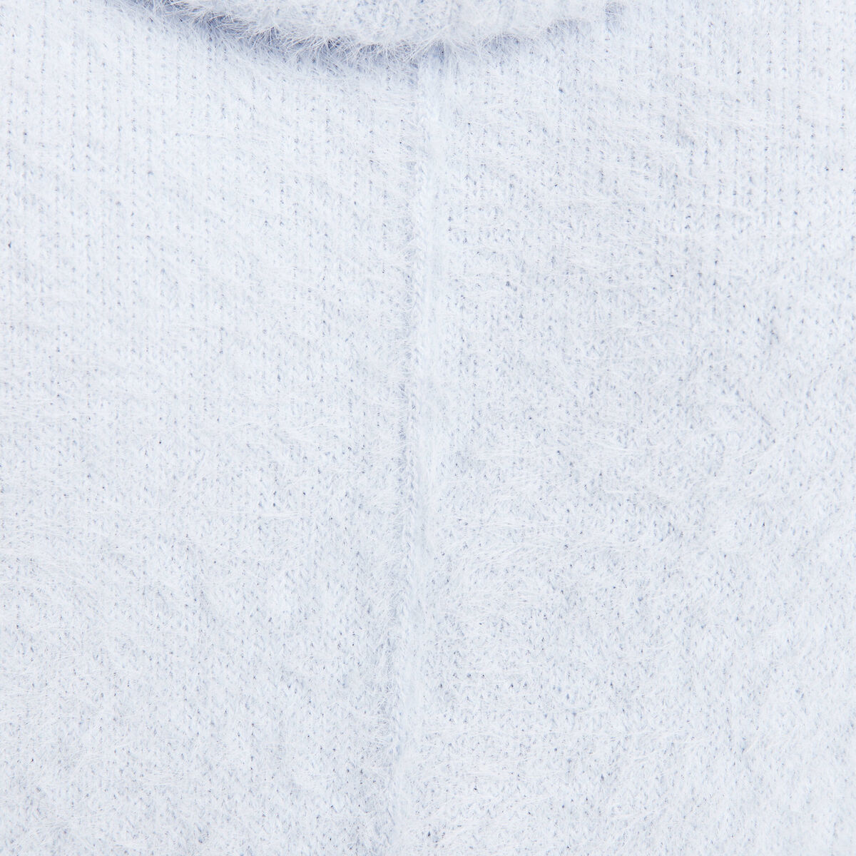 Pull manches longues bleu pastel femme
