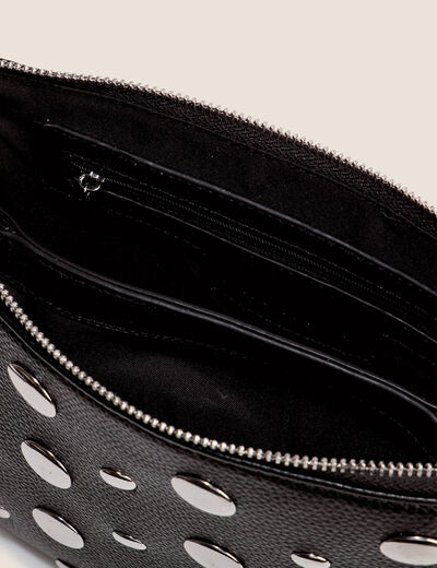 Sac bandouli&egrave;re avec 2 pochettes noir femme
