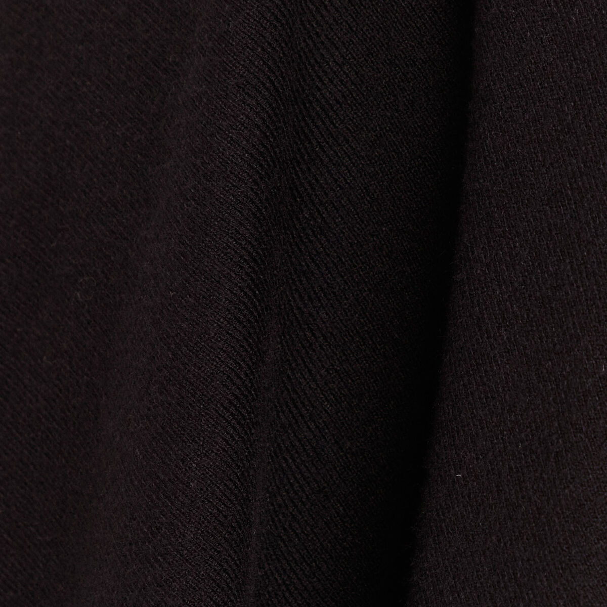 Poncho noir femme