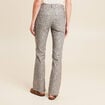 Pantalon bootcut réversible vert olive femme