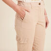 Pantalon jogpant 7/8ème sable femme
