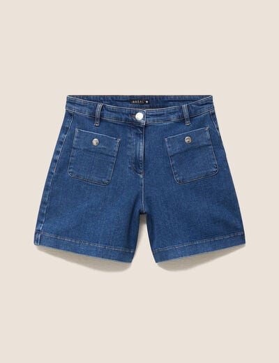 Jean taille haute denim stone femme