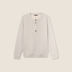 Sweat manches longues beige femme
