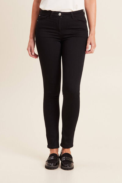 Pantalon chaud magique noir femme
