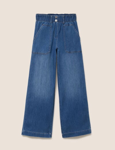 Jean denim denim stone femme