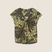 T-shirt manches courtes vert femme