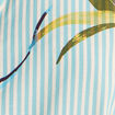 Chemise droite courte manches 3/4 vert femme