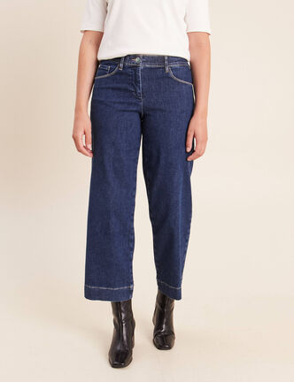 Pantalon magique coupe large l'unique denim stone femme
