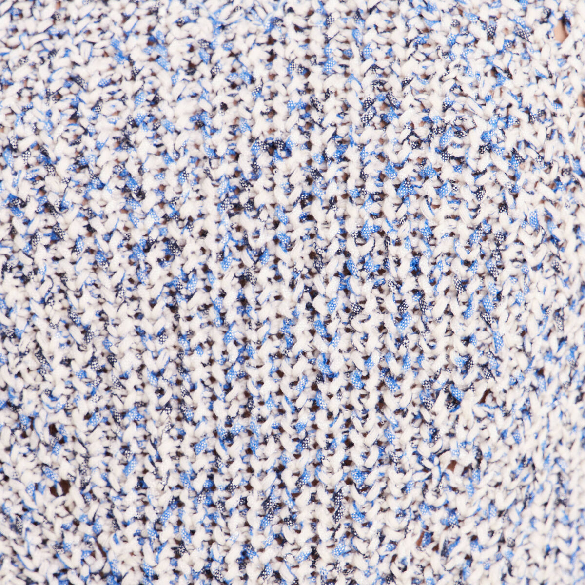 Pull col v bleu roi femme