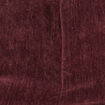 Jean taille haute en velours bordeaux femme