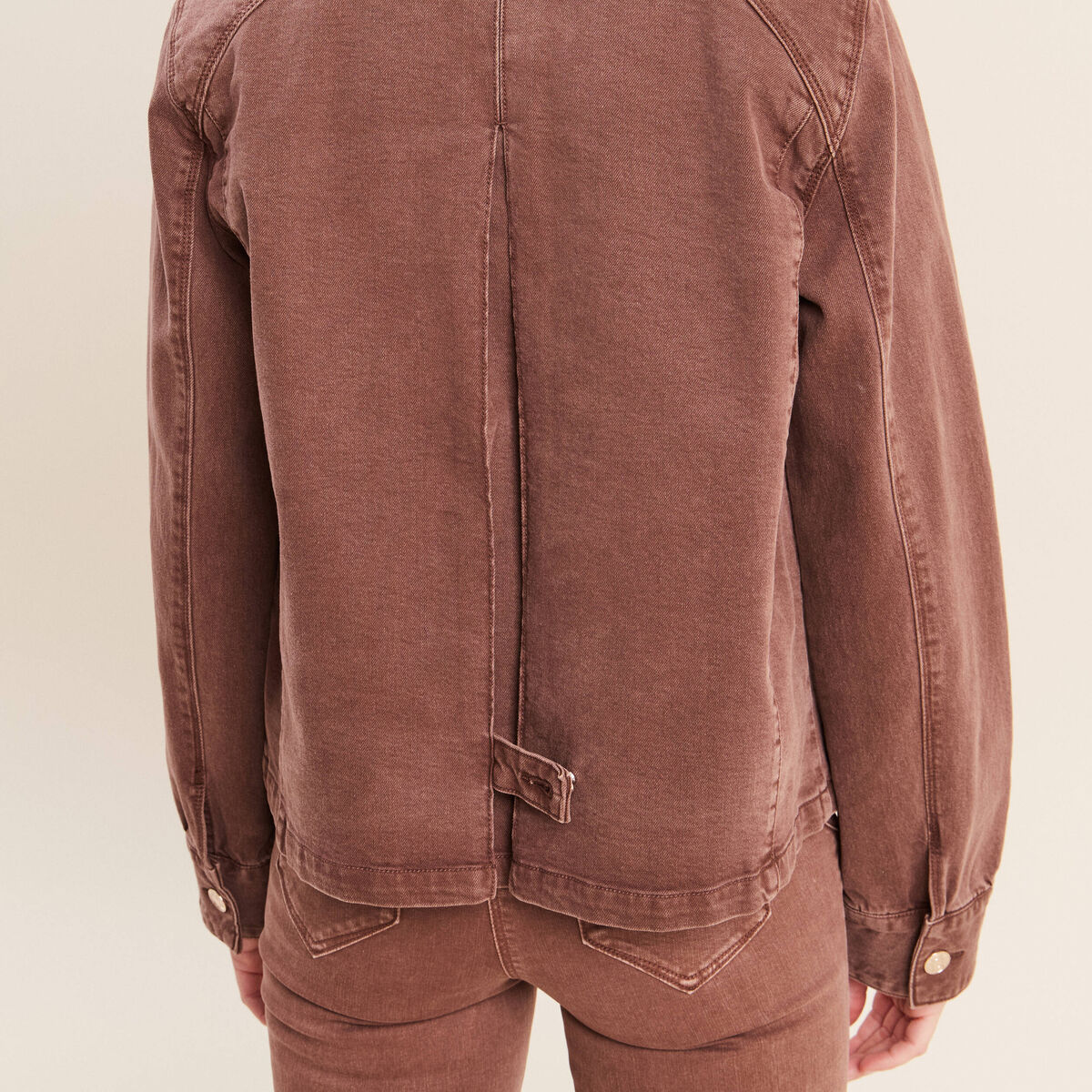 Veste ample marron femme