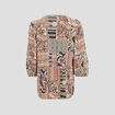 Blouse manches 3/4 creme femme