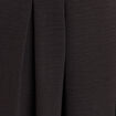 Jupe longue &eacute;vas&eacute;e ceintur&eacute;e noir femme