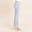 Jean coupe droite taille standard blanc femme
