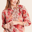 T-shirt manches 3/4 rose femme