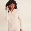 Pull manches longues couleur or femme