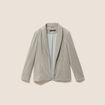 Veste tailleur velours vert clair femme