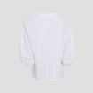Blouse manches 3/4 ecru femme