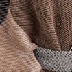 Poncho r&eacute;versible ceintur&eacute; noir femme