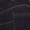 Jean droit taille basculée denim brut femme