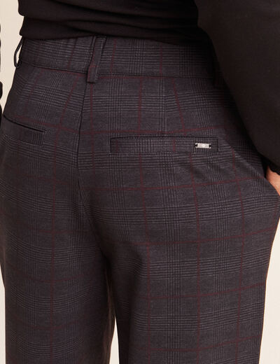 Pantalon gris fonc&eacute; femme