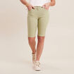 Bermuda magique Le L&eacute;ger vert olive femme